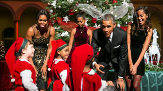 Illustration for article titled First Family Was Picture-Perfect for the Annual Christmas in Washington Concert